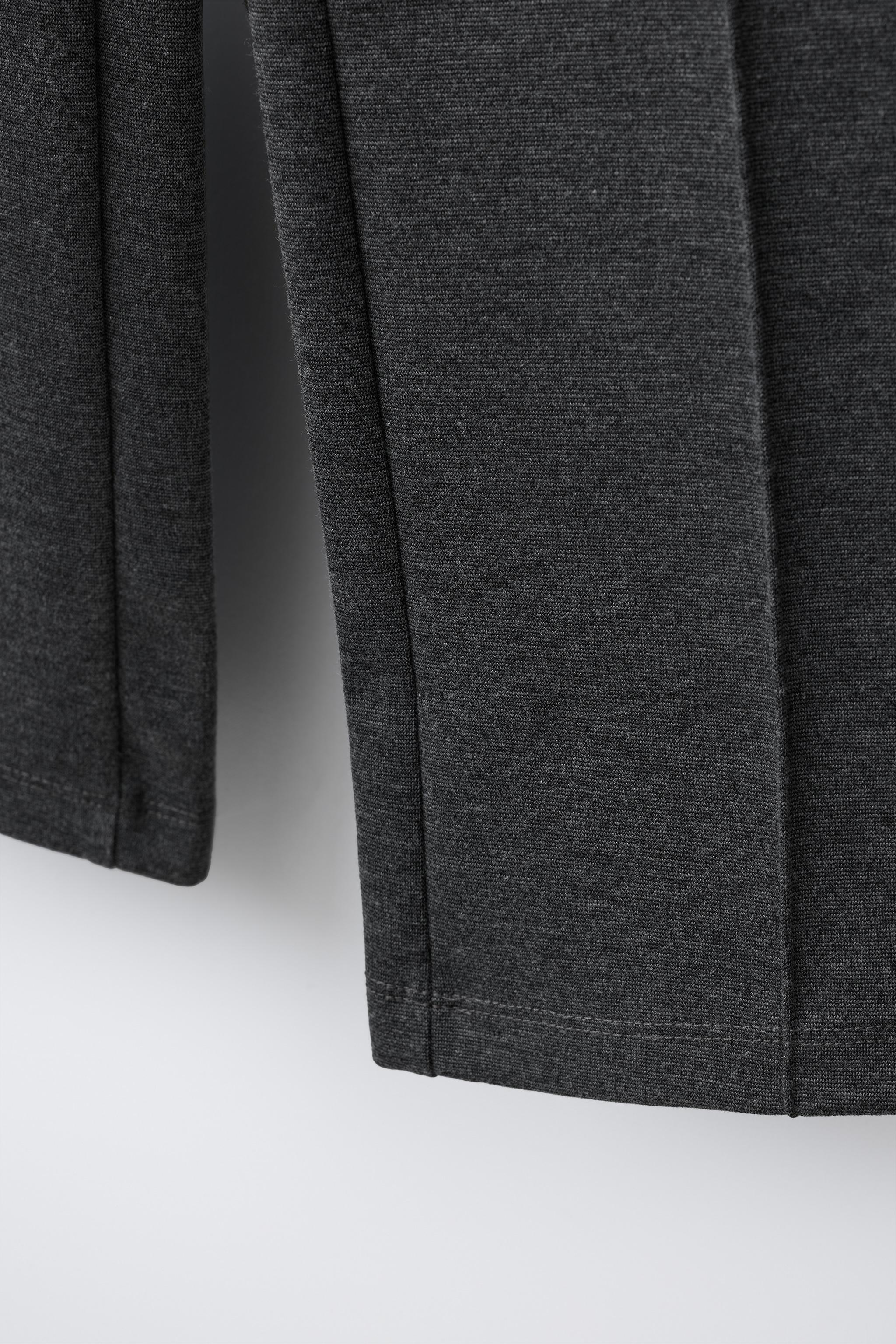 PANTALON WIDE LEG EN POINT ROMA